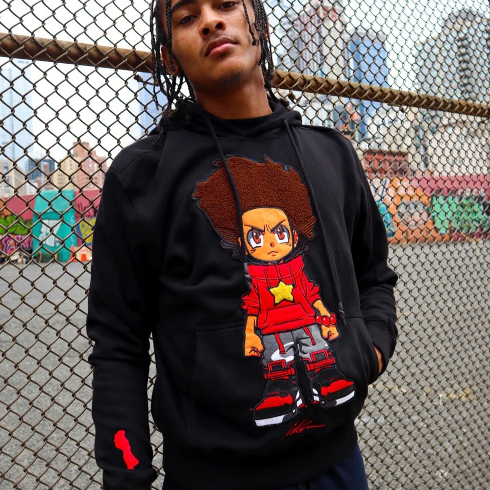Dekryptic X The Boondocks Huey Embroidered Hoodie